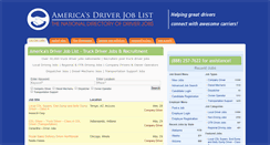 Desktop Screenshot of driverjoblist.com